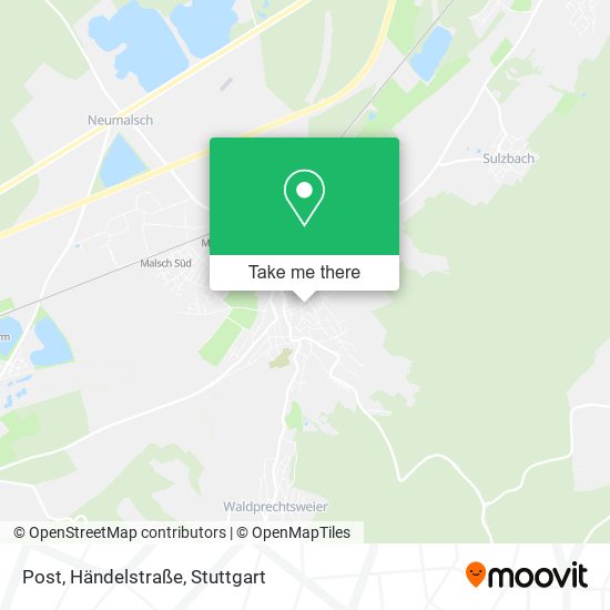 Post, Händelstraße map