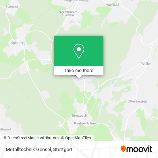 Metalltechnik Gensel map