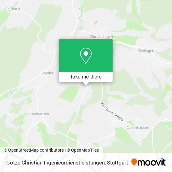Götze Christian Ingenieurdienstleistungen map