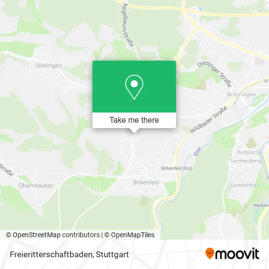 Карта Freieritterschaftbaden