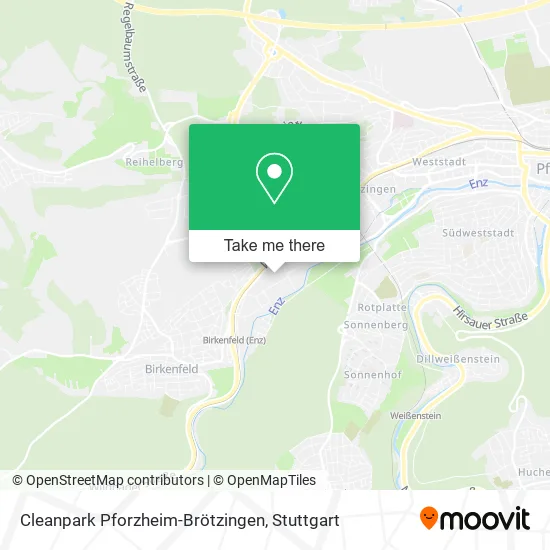 Карта Cleanpark Pforzheim-Brötzingen