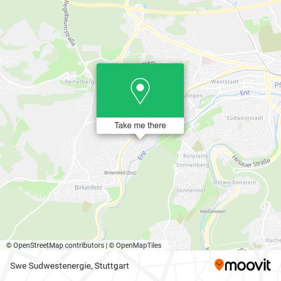 Карта Swe Sudwestenergie