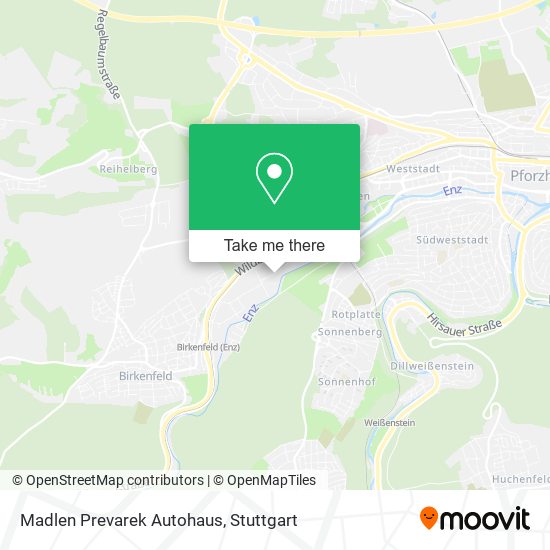 Карта Madlen Prevarek Autohaus