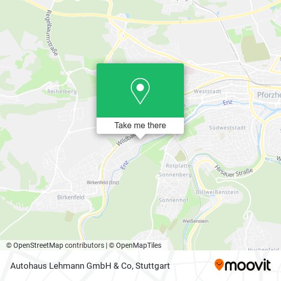 Autohaus Lehmann GmbH & Co map