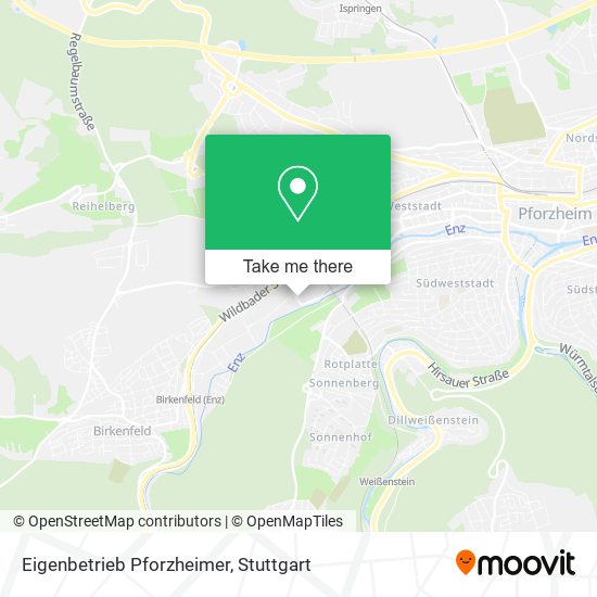 Eigenbetrieb Pforzheimer map