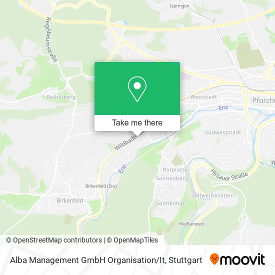 Карта Alba Management GmbH Organisation / It
