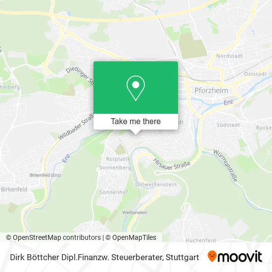 Карта Dirk Böttcher Dipl.Finanzw. Steuerberater