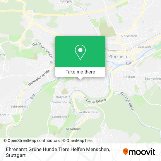 Ehrenamt Grüne Hunde Tiere Helfen Menschen map