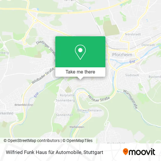 Карта Wilfried Funk Haus für Automobile