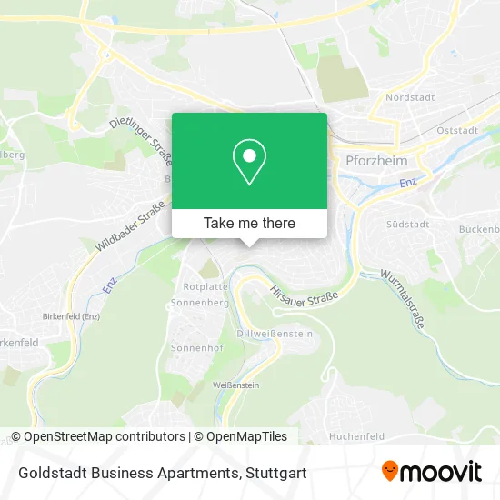 Карта Goldstadt Business Apartments