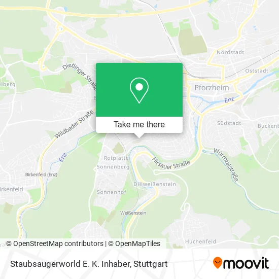 Карта Staubsaugerworld E. K. Inhaber