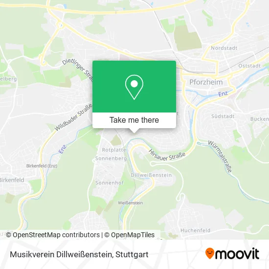 Карта Musikverein Dillweißenstein