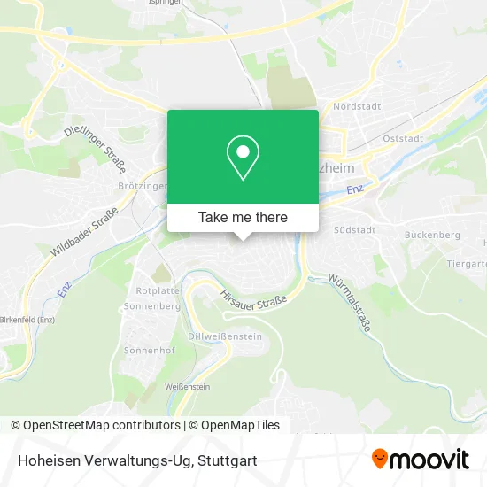 Карта Hoheisen Verwaltungs-Ug