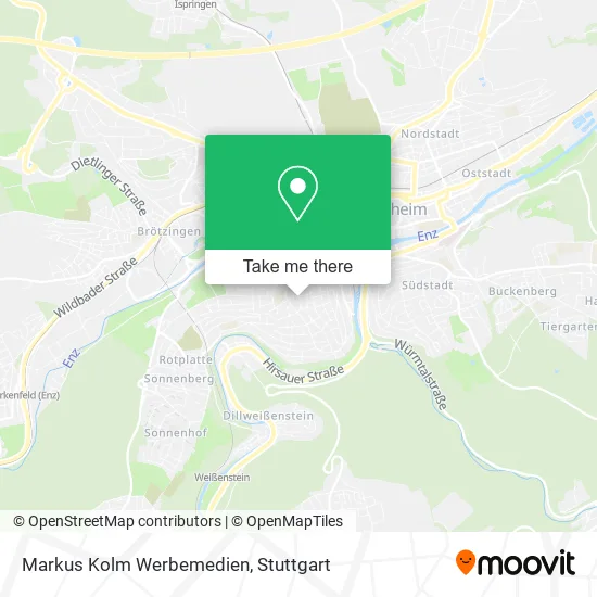 Карта Markus Kolm Werbemedien