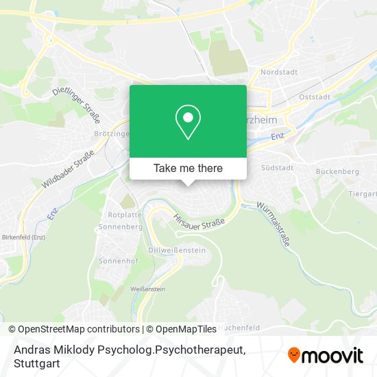 Andras Miklody Psycholog.Psychotherapeut map
