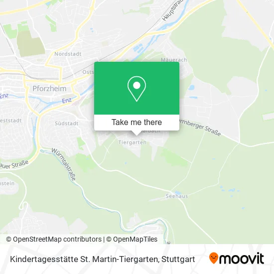 Карта Kindertagesstätte St. Martin-Tiergarten