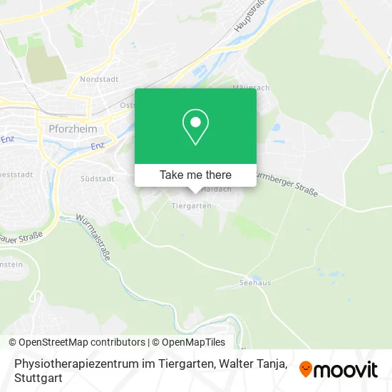 Карта Physiotherapiezentrum im Tiergarten, Walter Tanja