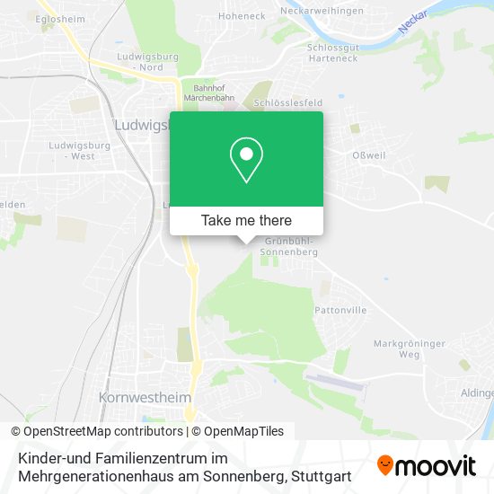 Карта Kinder-und Familienzentrum im Mehrgenerationenhaus am Sonnenberg