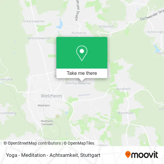 Карта Yoga - Meditation - Achtsamkeit