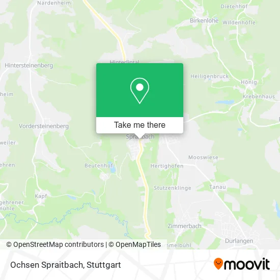 Карта Ochsen Spraitbach