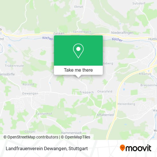 Landfrauenverein Dewangen map