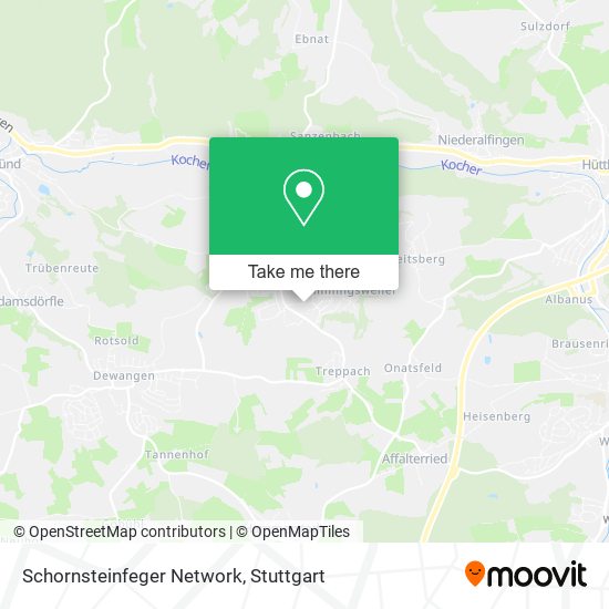 Карта Schornsteinfeger Network