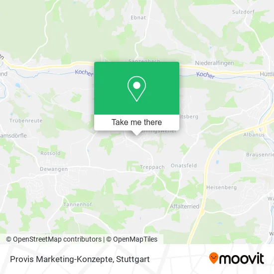 Карта Provis Marketing-Konzepte