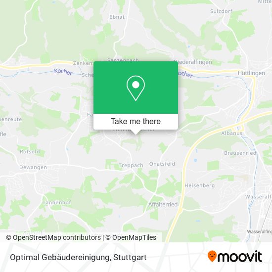 Карта Optimal Gebäudereinigung