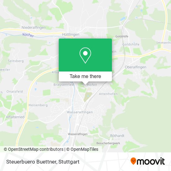 Steuerbuero Buettner map
