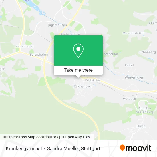Krankengymnastik Sandra Mueller map
