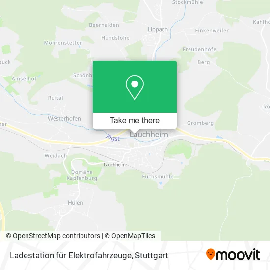Карта Ladestation für Elektrofahrzeuge