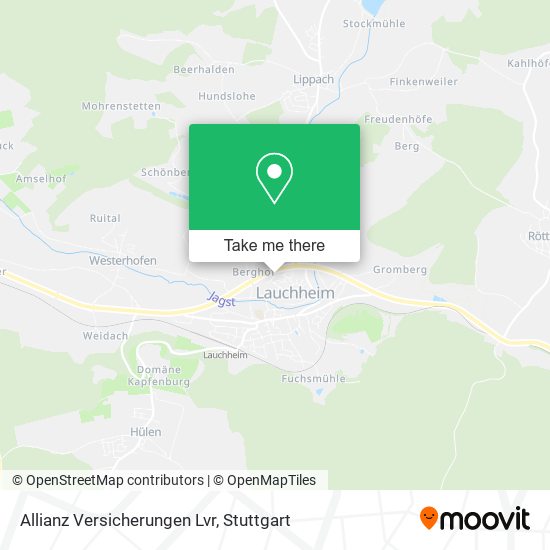 Allianz Versicherungen Lvr map