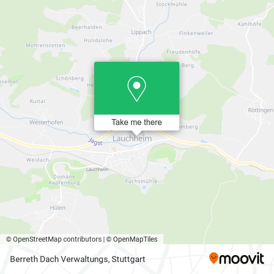 Berreth Dach Verwaltungs map