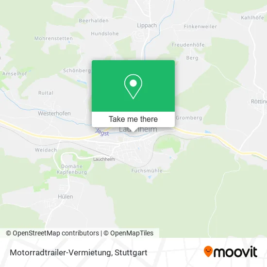 Карта Motorradtrailer-Vermietung