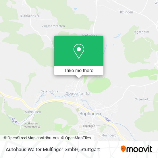 Autohaus Walter Mulfinger GmbH map