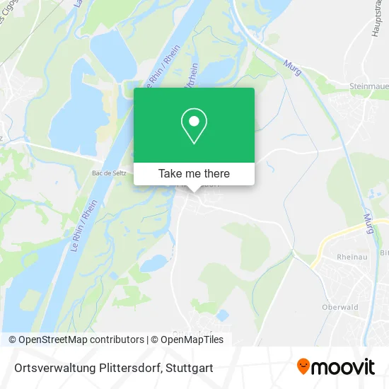 Карта Ortsverwaltung Plittersdorf