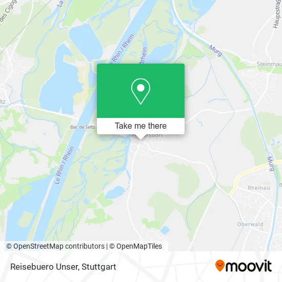 Карта Reisebuero Unser