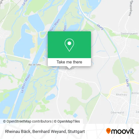 Карта Rheinau Bäck, Bernhard Weyand