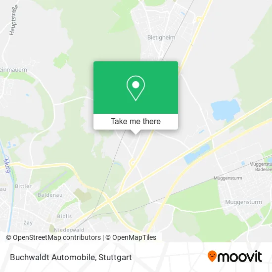 Buchwaldt Automobile map