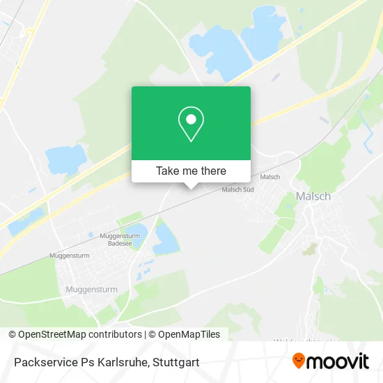 Карта Packservice Ps Karlsruhe