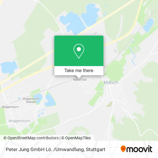 Карта Peter Jung GmbH Lö. /Umwandlung