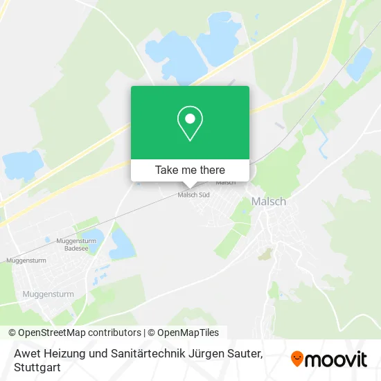 Карта Awet Heizung und Sanitärtechnik Jürgen Sauter