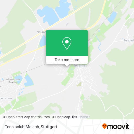 Tennisclub Malsch map