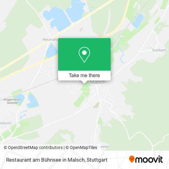 Карта Restaurant am Bühnsee in Malsch