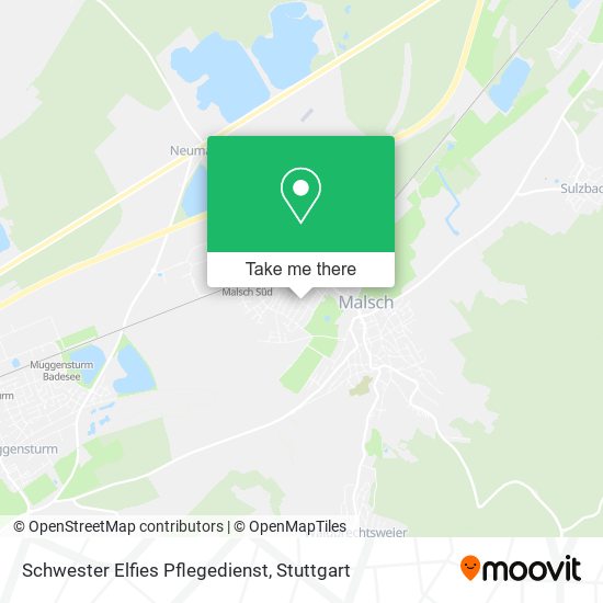 Schwester Elfies Pflegedienst map
