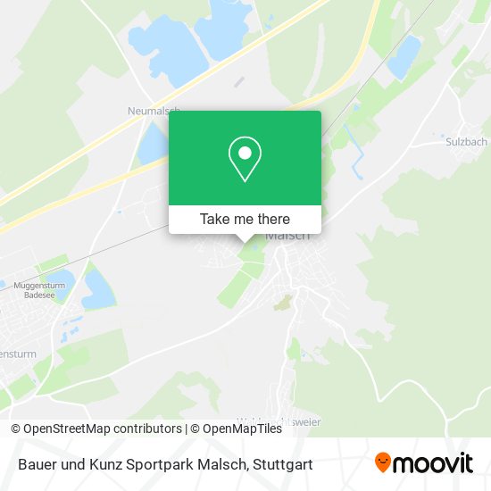 Карта Bauer und Kunz Sportpark Malsch