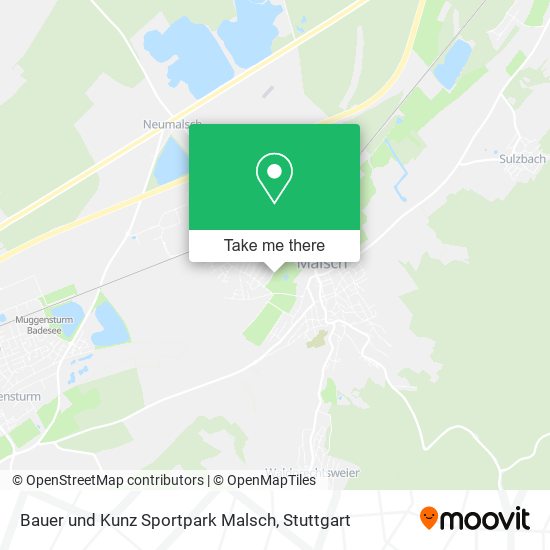 Bauer und Kunz Sportpark Malsch map