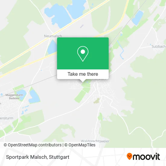 Карта Sportpark Malsch