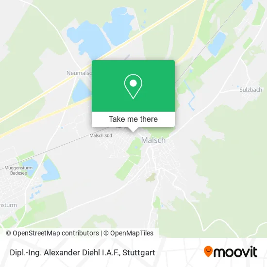 Dipl.-Ing. Alexander Diehl I.A.F. map