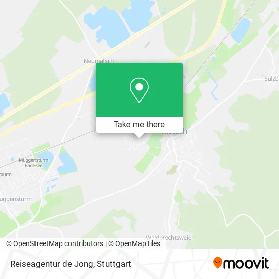 Карта Reiseagentur de Jong